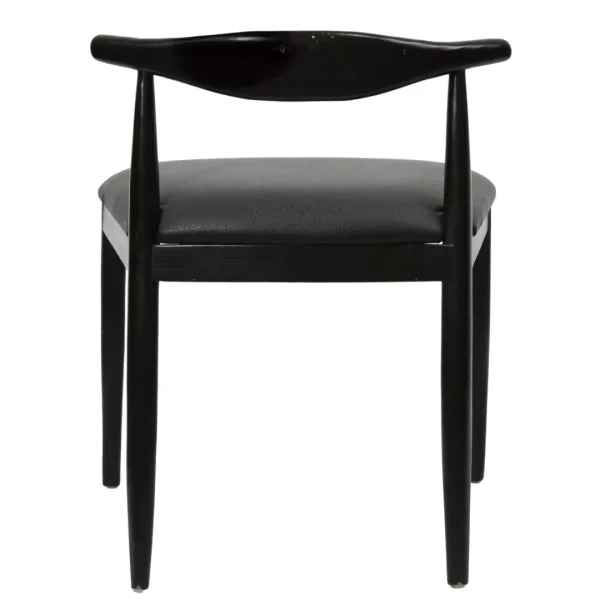 Silla Romi Tapizado de madera de pino con asiento tapizado, apilable.