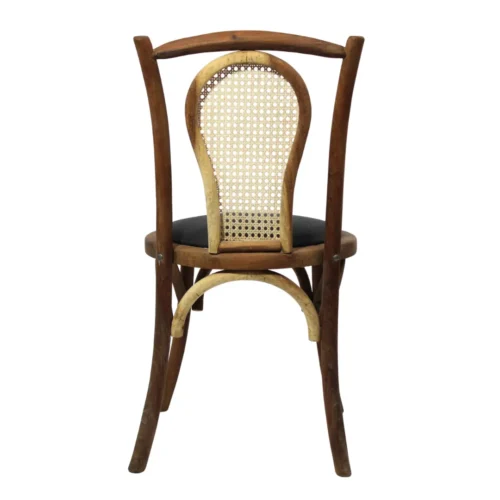 Silla Sofía de madera de pino, es una combinación perfecta de elegancia y funcionalidad diseñada para eventos y restaurantes.