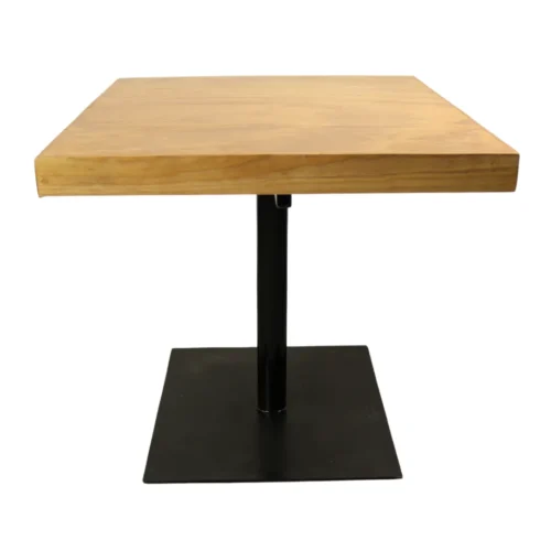 mesa-base-cuadrada-para-restaurante-interior-001 Mesa Base Cuadrada 01 para restaurante, ideal para interior, con cubierta de triplay de pino.