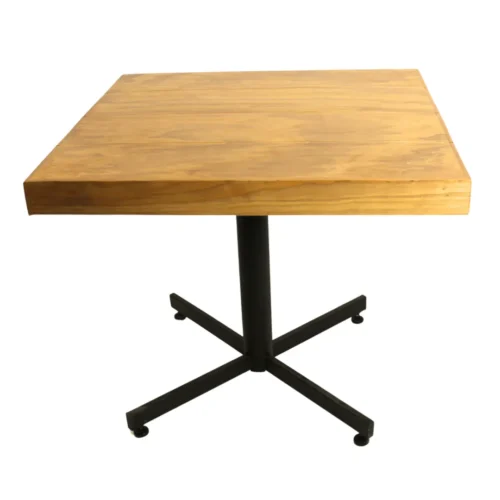 mesa-pedestal-para-restaurante-interior-001 Mesa Pedestal 01 para restaurante, ideal para interior, con cubierta de triplay de pino.