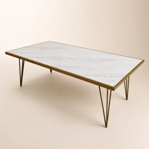 Mesa Tolix para eventos. Cubierta de triplay de pino. Ideal para interiores. Mesa para 6, 8, 10 y 12 personas según medidas.