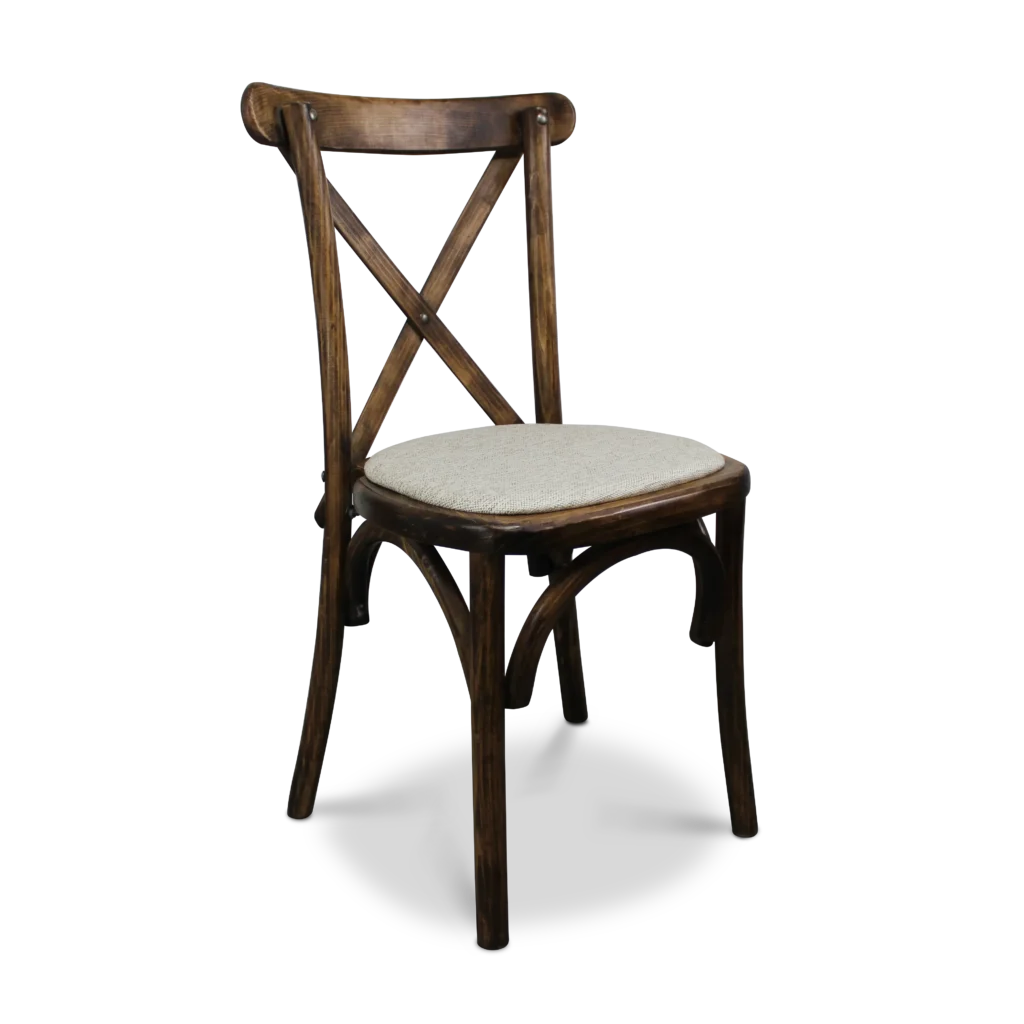 Silla crossback de madera de Nogal