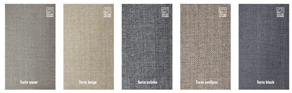 Tela para tapizado tipo turin