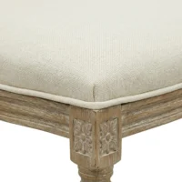 Silla Luis XV de resina con asiento tapizado. Ideal para eventos en el exterior.