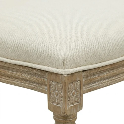 Silla Luis XV de resina con asiento tapizado. Ideal para eventos en el exterior.