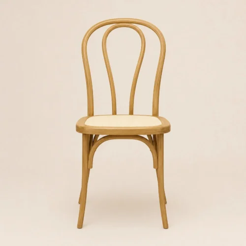 Silla Tina de resina con asiento tejido en ratán sintético. Ideal para exteriores.
