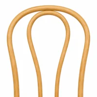 Silla Tina de resina, detalle respaldo. Ideal para exteriores.